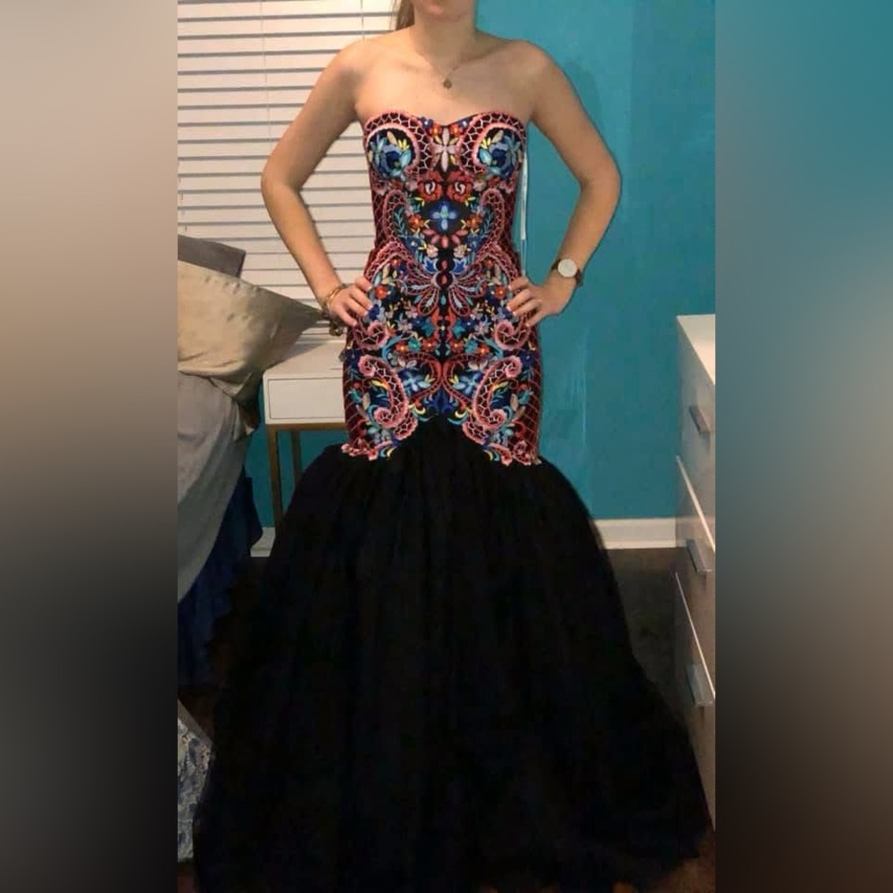 Angela and Alison Strapless Prom Homecoming Gown Dress
